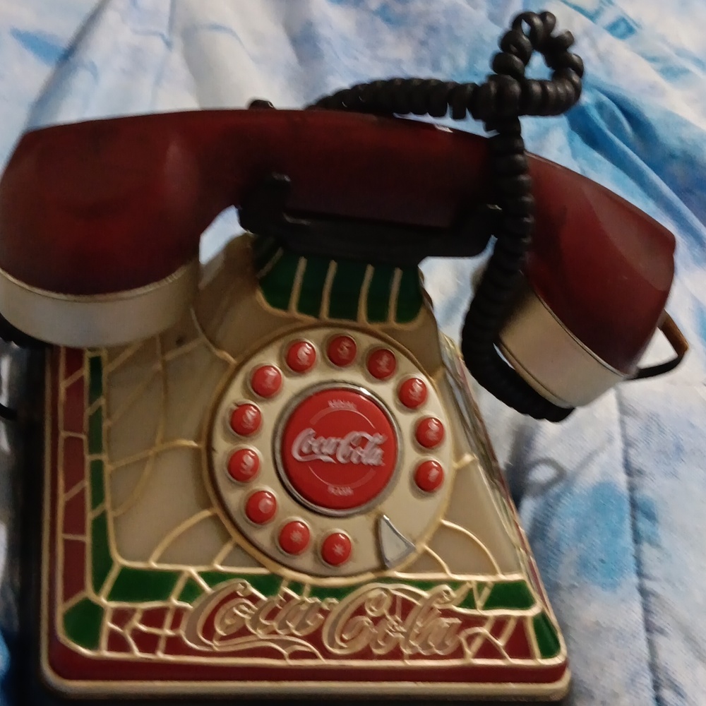 Coca Cola Stained glass phone